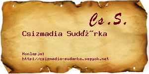 Csizmadia Sudárka névjegykártya